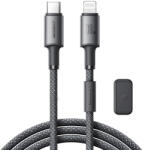JOYROOM S-A50 USB-C - Lightning Unlimited Kábel Mágneses Kábelrendezővel - 1.2m 60W - Szürke (WR-181994)
