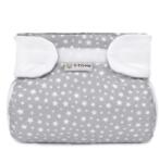 T-TOMI Ortopédiai pamut terpeszpelenka, szürke csillagos (5-9 kg)