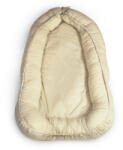 Petite&Mars FEEL SAFE Light Beige Pamut és Poliészter Babafészek (90x60cm) (8596202006039)