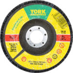 York - 127X22MM AL-OX LAMELLÁS CSISZOLÓTÁRCSA ÜVEGSZÁLAS TÁNYÉRON P60 (YRK2209630K)