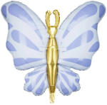 PartyDeco S. r. o Pillangó, kék, 69 x 69 cm, fólia lufi