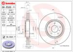 BREMBO féktárcsa BREMBO 09. E522.11 (09.E522.11)
