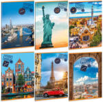 Ars Una Cities of the World A/4 extra kapcsos füzet-négyzethálós (BLACKFRIDAY_AA_53123251)