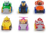 Spin Master Set de joaca 6 vehicule de baza Patrula Catelusilor Pup Squad Racers (6070070) Figurina