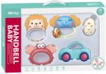 Chipolino Сет дрънкалки и гризалки Chipolino - Животни, 5 части (DRN02460878)