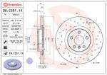 BREMBO féktárcsa BREMBO 09. C351.1X (09.C351.1X)