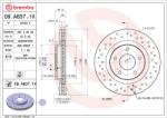 BREMBO féktárcsa BREMBO 09. A637.1X (09.A637.1X)