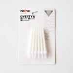  Tortagyertya csavart fehér színben 12 db és 12 db alátéttel 6 cm 616807 (616807)