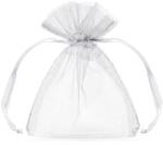  Organza tasak fehér színű 18x23 cm 1 db (JS104431)