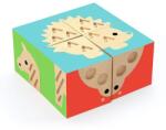 DJECO Érzékelést fejlesztő fa kocka kirakó (DJ06217)