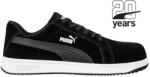  640010 PUMA Védőcipő (39) - Iconic Suede Black Low S1PL ESD FO HRO SR (PUM-640010-39)