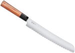 Kai Seki Magoroku Red Wood kenyérvágó kés 22, 5 cm MGR-0225B (MGR-0225B)