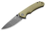 CIVIVI Brazen C2102DS-2 Olive Micarta Damascus (C2102DS-2)