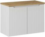 Comad Set dulap Comad Nova White NOVA WHITE 82-80-2D, blat Comad Nova Oak NOVA OAK A 89-80 (SETNOWBOAK80CMD)
