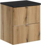 Comad Set dulap Comad Nova Oak NOVA OAK A 82-50-2S, blat Comad Nova Black NOVA BLACK B 89-50 (SETNOABBLACK50CMS)
