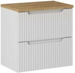 Comad Set dulap Comad Nova White NOVA WHITE 82-60-2S, blat Comad Nova Oak NOVA OAK A 89-60 (SETNOWBOAK60CMS)
