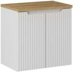 Comad Set dulap Comad Nova White NOVA WHITE 82-60-2D, blat Comad Nova Oak NOVA OAK A 89-60 (SETNOWBOAK60CMD)