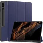 Gigapack GP-163650 Galaxy Tab S9 Ultra LTE / WIFI / S8 Ultra LTE sötétkék bőr hatású oldalra nyíló tok (GP-163650)