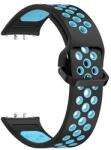GIGAPACK GP-164586 Galaxy Fit 3 fekete/világoskék szilikon óraszíj (GP-164586)