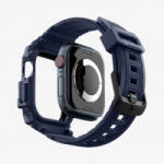 Spigen Rugged Armor Pro Apple Watch 10 (46mm) védőtok szíjjal sötétkék (ACS08606)