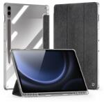 Dux Ducis GP-162936 Galaxy Tab S10 Plus LTE (SM-X826B) / WIFI (SM-X820) fekete textil hatású oldalra nyíló tok (GP-162936)