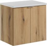 Comad Set dulap Comad Nova Oak NOVA OAK A 82-60-2D, blat Comad Nova White NOVA WHITE 89-60 (SETNOABWHITE60CMD)