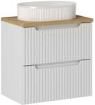 Comad Set dulap Comad Nova White NOVA WHITE 82-60-2S, lavoar Comad Beyond BEYOND 5 WHITE ( E-6564 ), NOVA OAK A 89-60 (SETNOWBOAK60CMSUNBEYOND5WHITE)