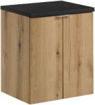 Comad Set dulap Comad Nova Oak NOVA OAK A 82-50-2D, blat Comad Nova Black NOVA BLACK B 89-50 (SETNOABBLACK50CMD)