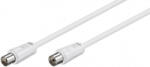 Goobay antenna koax kábel szerelt 1.5m fehér (11510) (11510)