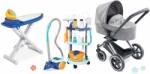 Corolle Set cărucior combinație triplă și cărucior de curățenie Cybex Landau 3în1 Priam Corolle cu aspirator și masă de călcat cu fier de călcat CO140770-29 (CO140770-29)