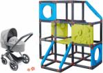 Corolle Set cărucior pliabil și cățărătoare Cybex Landau 3în1 Priam Corolle cu pereți de cățărat cu 3 etaje Frame Kraxxl (CO140770-26)