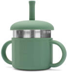 NEW BABY Baba szilikon pohár 2in1 New Baby zöld