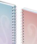 OXFORD Caiet organizator Oxford Project Book, A4, 80 file, coperta PP, gradient pastel mix culori, patratele 400182938