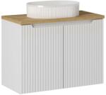 Comad Készlet szekrény Comad Nova White NOVA WHITE 82-80-2D, mosdótál Comad Beyond BEYOND 5 WHITE ( E-6564 ), NOVA OAK A 89-80
