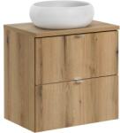Comad Készlet szekrény Comad Nova Oak NOVA OAK A 82-60-2S, mosdótál Comad Wiki UN-WIKI-SW, NOVA OAK A 89-60