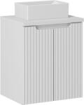 Comad Készlet szekrény Comad Nova White NOVA WHITE 82-50-2D, mosdótál Comad Gaja UN-GAJA35-SW 78570A(35), NOVA WHITE 89-50 (SETNOWBWHITE50CMDUNGAJA35)
