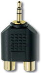 Inakustik Media convertor Adaptor Jack3.5-2xRCA aurit Inakustik Premium 0081381 (0081381)