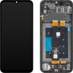 MP Piese si componente Display cu Touchscreen MP compatibil cu Samsung Galaxy A14 5G A146, cu Rama, Negru (dis/mp/sga146/cu/ne) - pcone