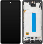MP Piese si componente Display cu Touchscreen MP compatibil cu Samsung Galaxy A53 5G A536, cu Rama, Negru (dis/mp/sga536/cu/ne) - pcone