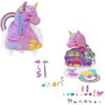 Mattel Set de joaca cu 2 mini papusi si accesorii, Polly Pocket, Rainbow Unicorn, HKV51 Papusa