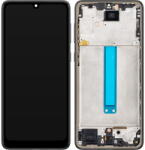 MP Piese si componente Display cu Touchscreen MP compatibil cu Samsung Galaxy A33 5G A336, cu Rama, Negru (dis/mp/sga336/cu/ne) - pcone