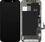GX Piese si componente Display cu Touchscreen GX pentru Apple iPhone 12 / 12 Pro, cu Rama, Versiune OLED IC Movable, Negru (dis/gx/ai12/cu/ve/ne) - pcone