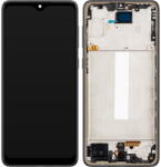 MP Piese si componente Display cu Touchscreen MP compatibil cu Samsung Galaxy A33 5G A336, cu Rama, Versiune OLED, Negru (dis/mp/co/sga336/cu/ve/ne)