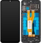 MP Piese si componente Display cu Touchscreen MP compatibil cu Samsung Galaxy A03 Core A032, cu Rama, Negru (dis/mp/sga032/cu/ne)