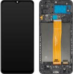 MP Piese si componente Display cu Touchscreen MP compatibil cu Samsung Galaxy M12 M127, cu Rama, Negru (dis/mp/sgm127/cu/ne) - pcone
