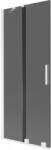 Mexen Velar, 2 szárnyas eltolható kádparaván 85 x 150 cm, 8mm szürke üveg, fehér matt, 896-085-000-41-20 (896-085-000-41-20)