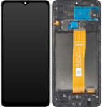 MP Piese si componente Display cu Touchscreen MP compatibil cu Samsung Galaxy A02 A022, cu Rama, Negru (dis/mp/sga022/cu/ne) - pcone