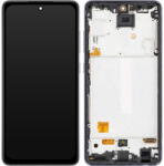 MP Piese si componente Display cu Touchscreen MP compatibil cu Samsung Galaxy A52 5G A526 / A52 A525, cu Rama, Versiune OLED, Negru (dis/mp/co/sga526/a525/ve) - pcone