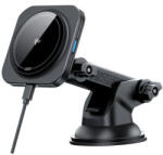 ESR HaloLock Qi2 Autós Tartó és Töltő 15W - Tapadókorongos - Fekete (4894240210963)