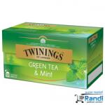 TWININGS Чай Twinings Green Tea &Mint 37.5гр